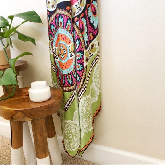 Neiman 100% Silk Maxi Dress Paisley Etro Style S - Picture 7 of 13